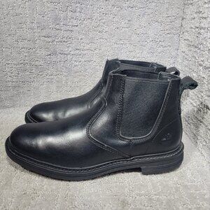 Timberland Earthkeepers Mens Size US 10 Black Pull On Chelsea Leather Boot Shoes